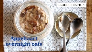 Appeltaart Overnight Oats [upl. by Adnawuj363]