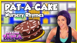 PataCake  Nursery Rhymes  Tea Time with Tayla [upl. by Lorola]