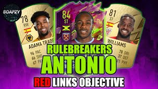 How To Complete RULEBREAKERS ANTONIO Objective Red Links Fast amp Easy Using This Squad FIFA 22 [upl. by Ing]