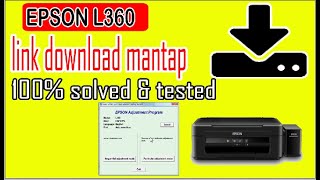 DOWNLOAD RESETTER PRINTER EPSON L360 [upl. by Ahtan]