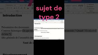 sujet de type 2 histoire et géographie méthodologie [upl. by Siocnarf]