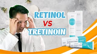 RETINOL VS TRETINOIN trong TRỊ MỤN  Retinoids nào giành chiến thắng  Dr Hiếu [upl. by Mitinger]