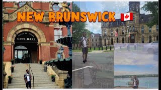 Explore Downtown FREDERICTON  NEW BRUNSWICK Canada🇨🇦📸 [upl. by Ellerihs]