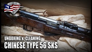 Chinese Type 56 SKS  Unboxing amp Cosmoline Cleaning [upl. by Anahpets]