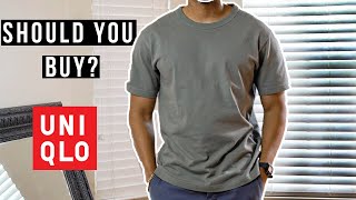 Uniqlo TShirt U Crew Review [upl. by Codel]