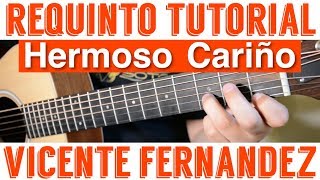 Hermoso Cariño  Requinto  Intro Tutorial de Guitarra  Vicente Fernandez  TABS [upl. by Ettenirt67]