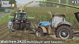 Real Hard Condition of Silage Harvesting│Walchen 2K20 With Season│FS 19│Timelapse13 [upl. by Rosalynd149]