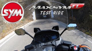 Sym MaxSymTL 500  Test Ride and Review ENGLISH  VLOG229 [upl. by Nor105]