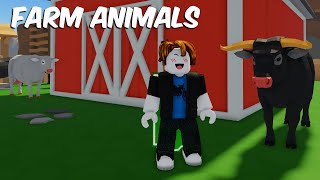 How to get Farm Animals  Farmstead Roblox Guide [upl. by Adrea]