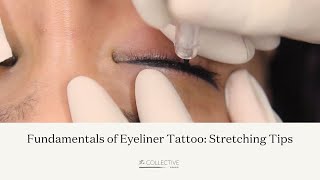 Fundamentals of Eyeliner Tattoo  Stretching Tips [upl. by Anabelle]