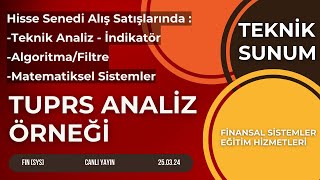 TUPRS  YÜKSELİŞ Mİ BAŞLIYOR FORMASYONLAR NEYE İŞARET EDİYOR   TUPRS hisse teknik analizi [upl. by Mignonne275]