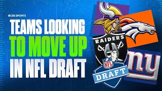 2024 NFL DRAFT Vikings Broncos Raiders amp Giants In Market To Trade Up For QB I CBS Sports [upl. by Nnoj]