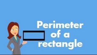 Finding the perimeter of a rectangleGeometry Help [upl. by Amairam]