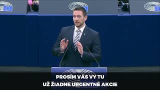 Milan uhrik a nezmysly v europarlamente [upl. by Quar]