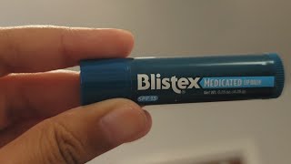 Blistex Medicated Lip Balm  update Product Review after lots of use to give more feedback on [upl. by Eirrek]