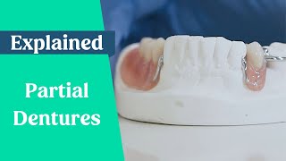 Partial dentures amp false teeth explained [upl. by Alegna550]