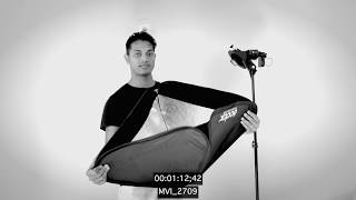 How to fold a speed light flash square soft box [upl. by Asira335]