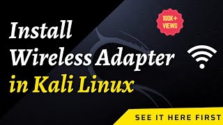 Install wireless adapter in Kali Linux  Install WIFI Drivers in Kali Linux  gcp free vm [upl. by Teemus]