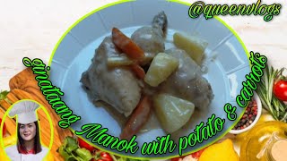 GINATAANG MANOK WITH POTATO CARROTSQUEEN VLOGS [upl. by Allin]