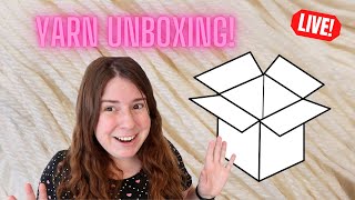 Mega Unboxing  LIVE KnitPicks Wool2Dye4 and More [upl. by Nommad]