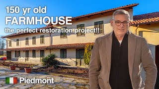 Piedmont Farmhouse for restoration in beautiful location [upl. by Ailyt]