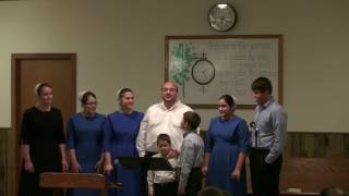 Calvary Mennonite Church  Mark Yoder Family  February 5 2017 [upl. by Hebert6]