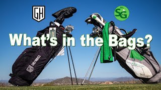 Whats in our Golf Bags  Mr Short Game and Golfholics [upl. by Rudin201]