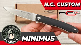 Нож NC Custom Minimus X105 Black G10 Handle NCC068A10G10BKRD [upl. by Aisirtap]