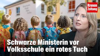 Schwarze Ministerin vor Volksschule ein rotes Tuch  kronetv NEWS [upl. by Liag432]