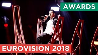 AWARDS  Eurovision 2018 [upl. by Dnaleel626]