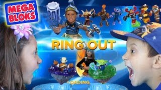 Real Life Battle Mode RING OUT Frost Guard Battle Arcade by Mega Bloks  Skylanders Swap Force [upl. by Annairol]