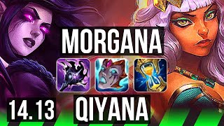 MORGANA vs QIYANA JGL  40k DMG 4k comeback  BR Grandmaster  1413 [upl. by Ainahs]