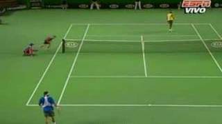 Fernando Gonzalez  Rafael Nadal AOpen Highlights  QF [upl. by Okiman]