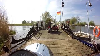 Motorcycle tour  north german countryside on Ural 2016 cT and 2002 Tourist  Russen Garage [upl. by Waldo]