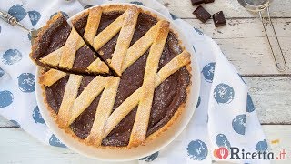 Crostata al cioccolato  Ricettait [upl. by Oos]