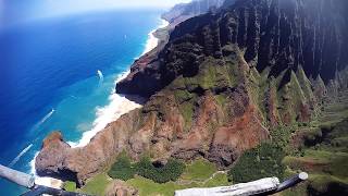 Our stunning doorsoff helicopter ride around Kauai Hawaii [upl. by Notsag]