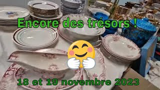 Venez chiner avec moi brocante de Gorron 18 amp 19 novembre fleamarketshopwithme vidéo antiques [upl. by Talbot]