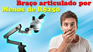 Braço articulado para microscópio muito barato e funcional [upl. by Asir189]