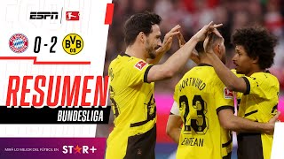 ¡VICTORIA HISTÓRICA DEL DORTMUND EN EL CLÁSICO ALEMÁN  B Munich 02 B Dortmund  RESUMEN [upl. by Aisila]