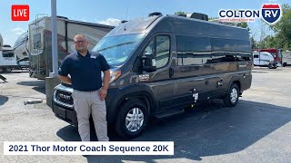 2021 Thor Motor Coach Sequence 20K Class B Motorhome Walkthrough Review and Test Drive [upl. by Adrahc764]