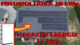 MAGAZYN ENERGII 17 KWH I FOTOWOLTAIKA 10KWP DOTACJA MÓJ PRĄD 60 [upl. by Nadia]