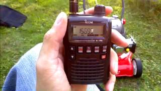 ICOM ICR6 Quick Test [upl. by Bailar]