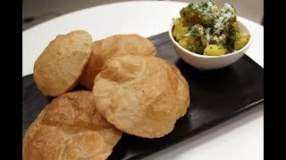 Poori Bhaaji  Simple Indian Recipes  Sanjeev Kapoor Khazana [upl. by Alice218]