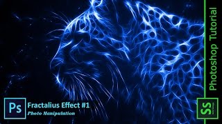 How To Make Fractalius Effect  Tutorial Photoshop [upl. by Ettelrac]