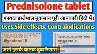 Prednisolone tablet  Prednisolone dispersible tablets uses in hindi  Omnacortil tablet  Wysolone [upl. by Sommers]