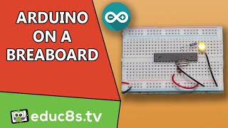 Arduino Uno ATMEGA328P on a breadboard Tutorial DIY project Easy guide [upl. by Avle366]