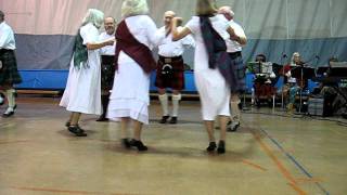 Scottish Country Dancers dancing to the Fireside Reel Set Spokane Folk Festival 2011 [upl. by Ronalda]