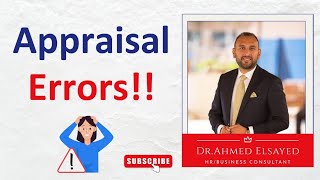 Appraisal Errors appraisal kpis hr humanresources youtube hrmanagement trending [upl. by Sanger]