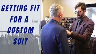 Daniel George Menswear  Part 1 Getting Measured [upl. by Sadirah]