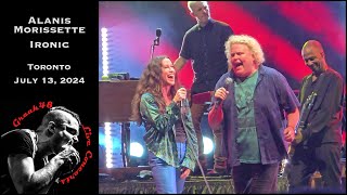 Alanis Morissette  quotIronicquot with Fortune Feimster  Toronto  July 13 2024 [upl. by Ailic]